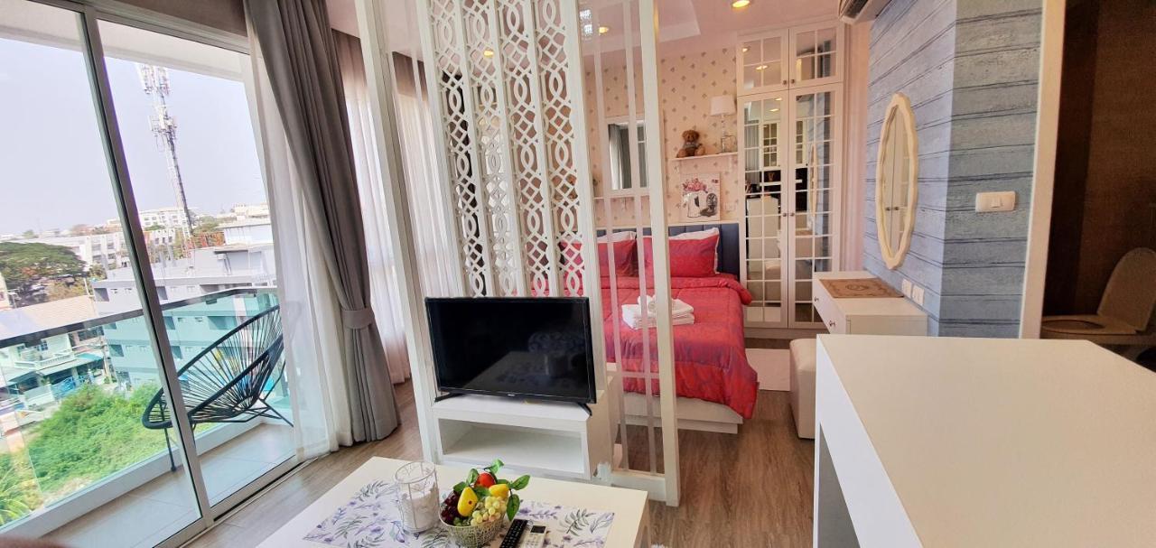 Sweet Seaview Flr6 With Toproop Pool Flr7 At The Blux Bangsaen Luaran gambar