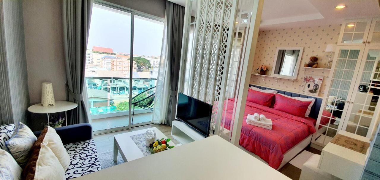 Sweet Seaview Flr6 With Toproop Pool Flr7 At The Blux Bangsaen Luaran gambar